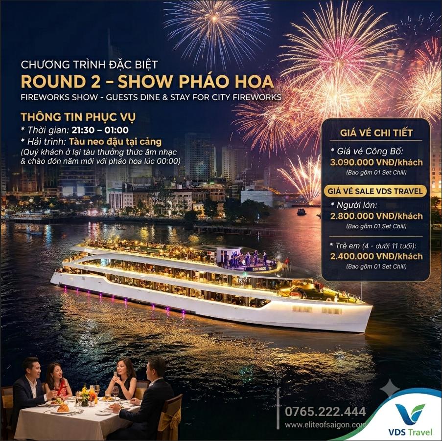 Chương trình đêm giao thừa của Elite Of Saigon ngày 31/12/2026